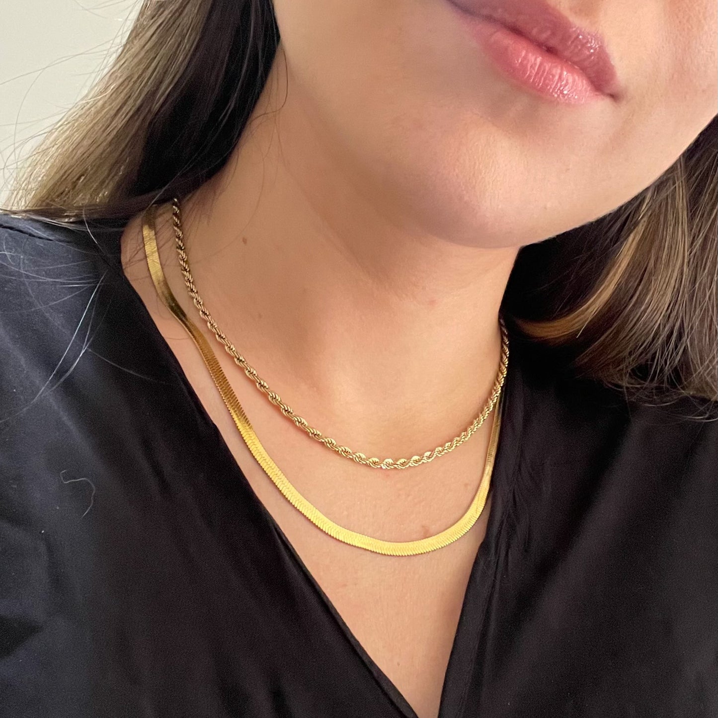 Snake Gold Chain Necklace