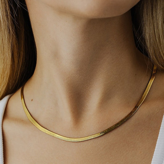 Snake Gold Chain Necklace